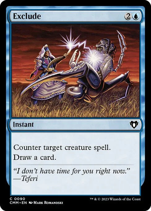 [Foil] CMM 090 Exclude C