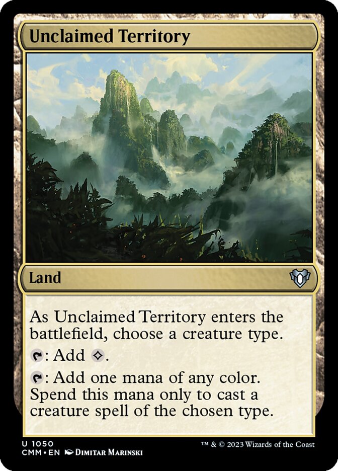 CMM 1050 Unclaimed Territory U