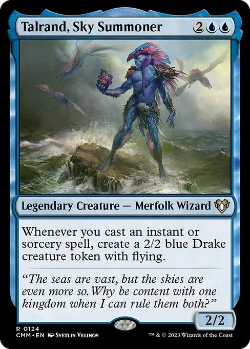 [Foil] CMM 124 Talrand, Sky Summoner R