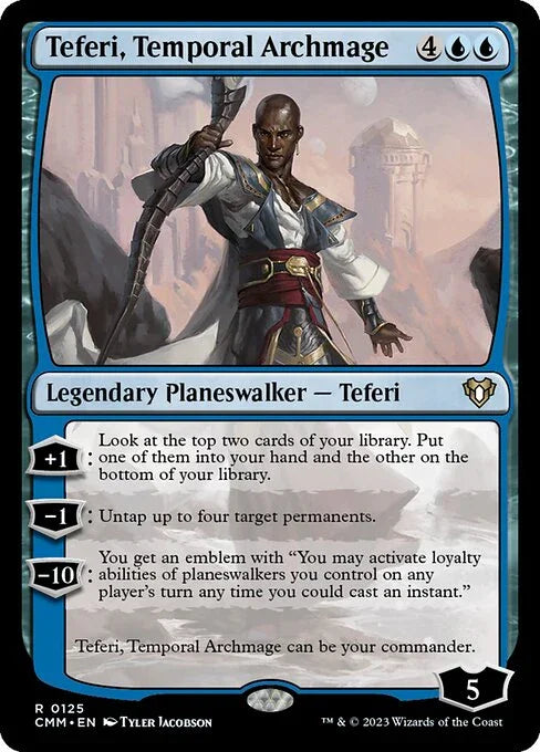[Foil] CMM 125 Teferi, Temporal Archmage R