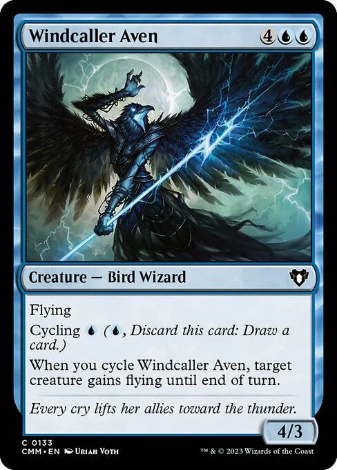 [Foil] CMM 133 Windcaller Aven C