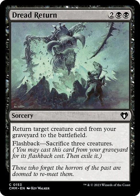 [Foil] CMM 153 Dread Return C