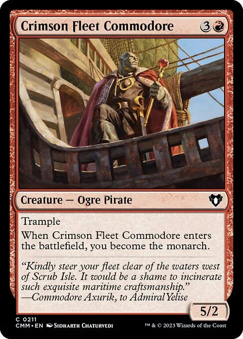 [Foil] CMM 211 Crimson Fleet Commodore C