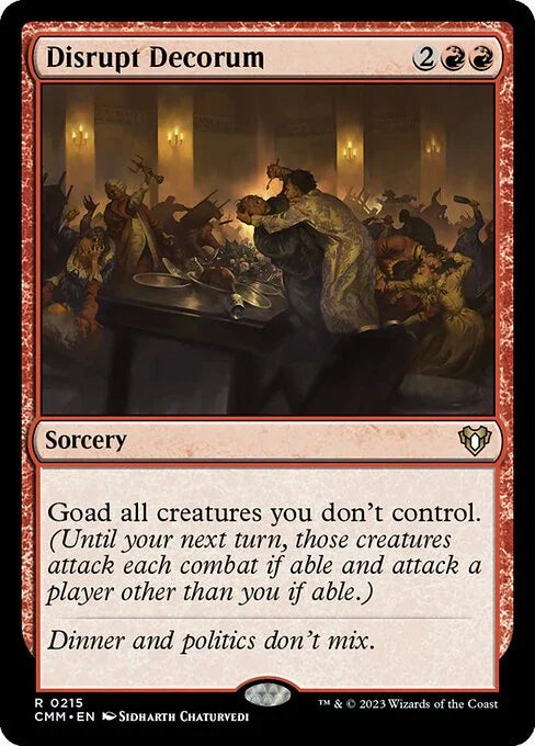 [Foil] CMM 215 Disrupt Decorum R