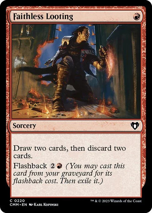 [Foil] CMM 220 Faithless Looting C