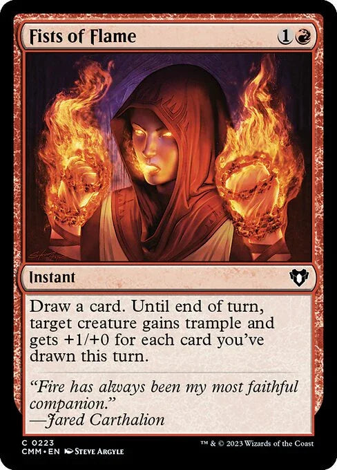 [Foil] CMM 223 Fists of Flame C