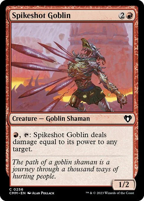 [Foil] CMM 256 Spikeshot Goblin C