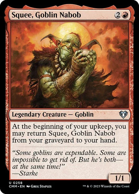 [Foil] CMM 258 Squee, Goblin Nabob U