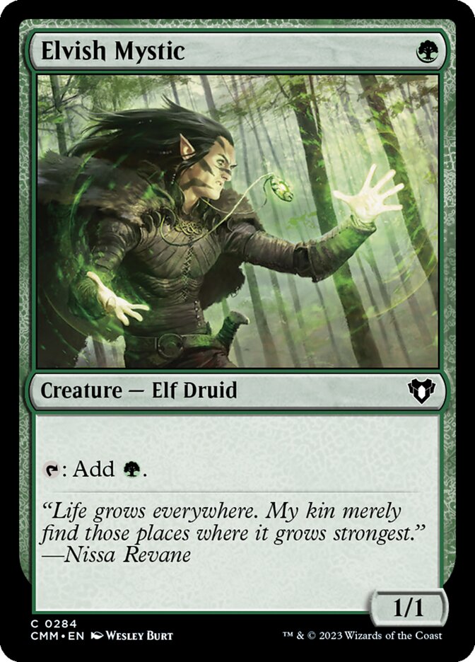 CMM 284 Elvish Mystic C
