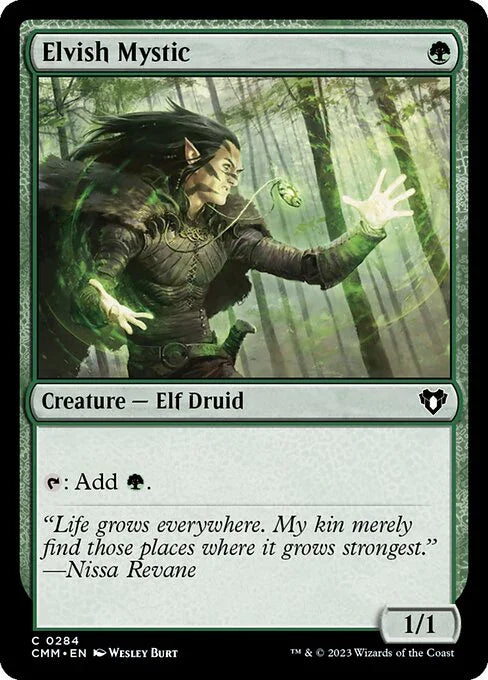 [Foil] CMM 284 Elvish Mystic C