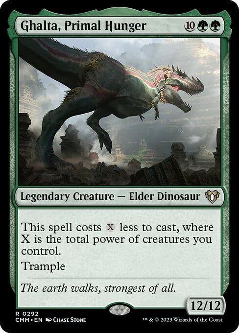 [Foil] CMM 292 Ghalta, Primal Hunger R