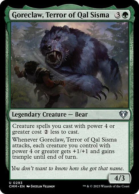 [Foil] CMM 293 Goreclaw, Terror of Qal Sisma U