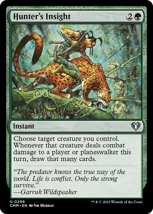 [Foil] CMM 296 Hunter's Insight U
