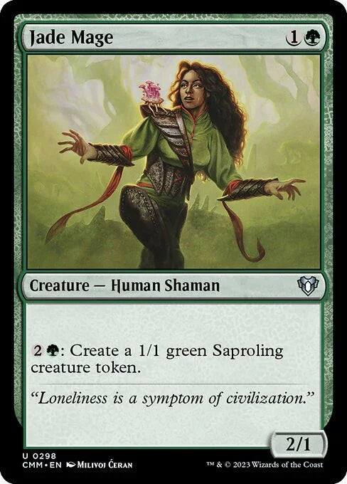 [Foil] CMM 298 Jade Mage U