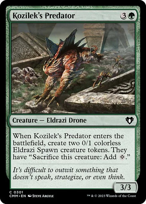 [Foil] CMM 301 Kozilek's Predator C