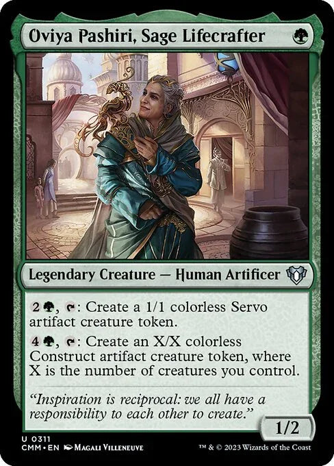 [Foil] CMM 311 Oviya Pashiri, Sage Lifecrafter U