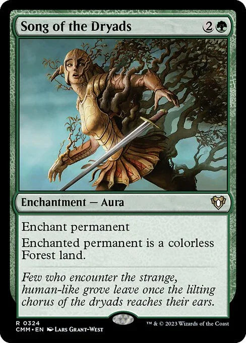 [Foil] CMM 324 Song of the Dryads R