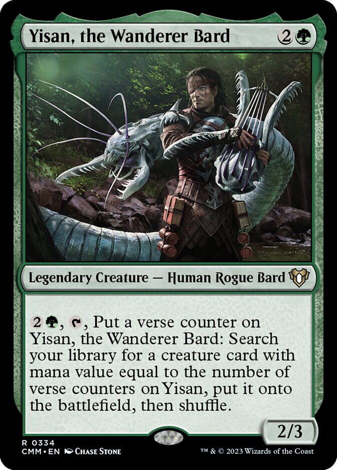 CMM 334 Yisan, the Wanderer Bard R