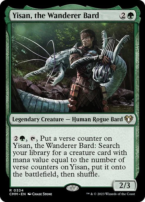 [Foil] CMM 334 Yisan, the Wanderer Bard R