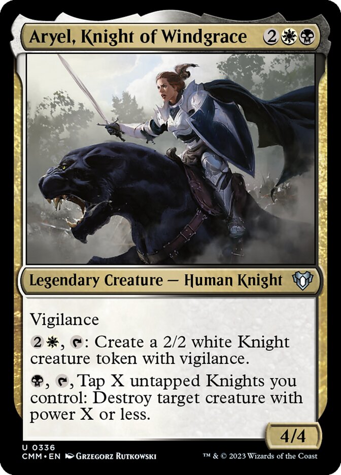 CMM 336 Aryel, Knight of Windgrace U