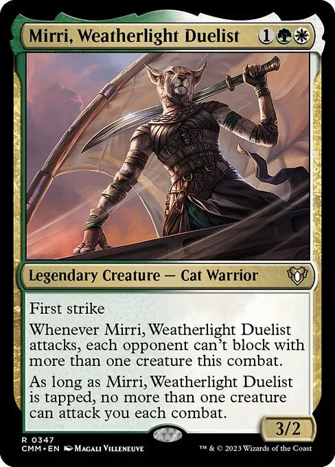 [Foil] CMM 347 Mirri, Weatherlight Duelist R