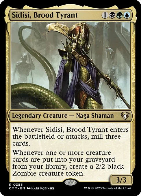 [Foil] CMM 355 Sidisi, Brood Tyrant R