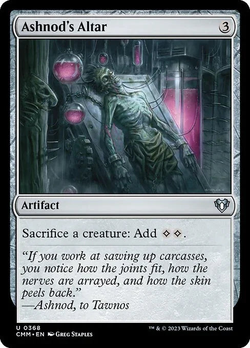[Foil] CMM 368 Ashnod's Altar U