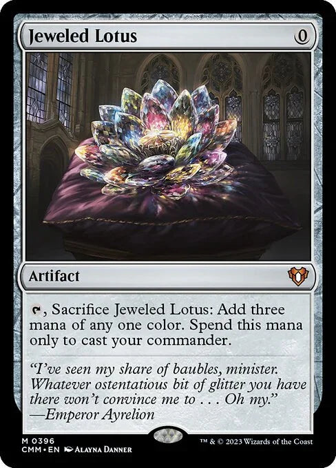 [Foil] CMM 396 Jeweled Lotus M