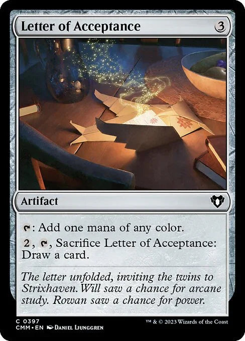 [Foil] CMM 397 Letter of Acceptance C