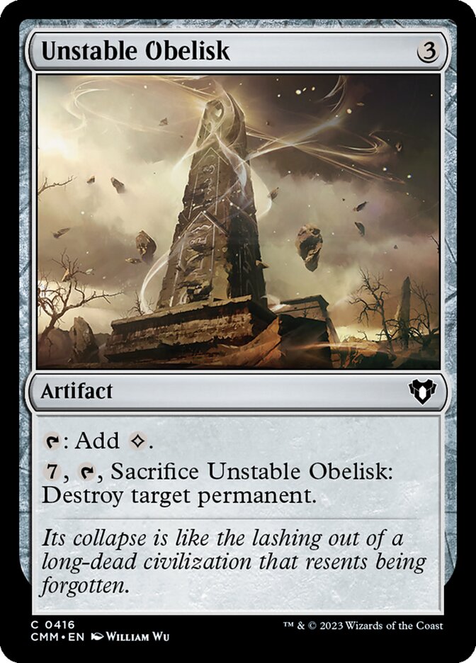 CMM 416 Unstable Obelisk C