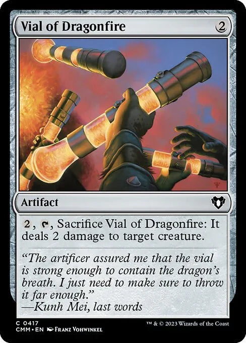 [Foil] CMM 417 Vial of Dragonfire C
