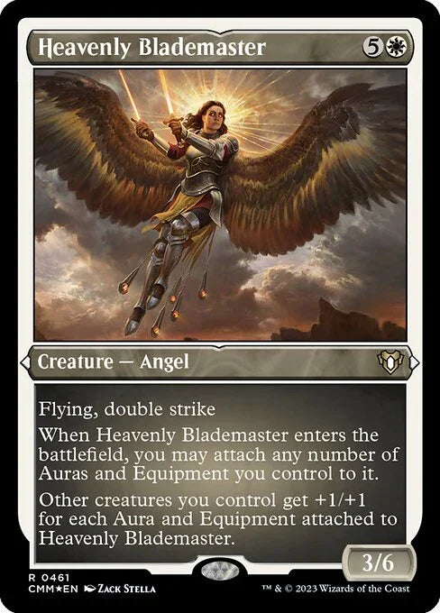 [Foil Etched] CMM 461 Heavenly Blademaster (Foil Etched) R