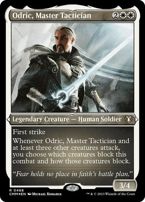 [Foil Etched] CMM 468 Odric, Master Tactician (Foil Etched) R