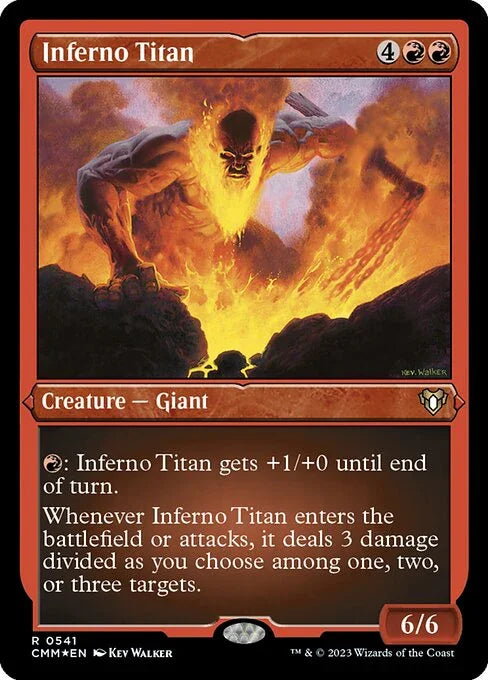 [Foil Etched] CMM 541 Inferno Titan (Foil Etched) R