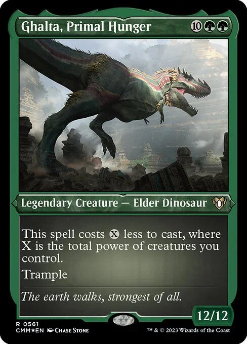 [Foil Etched] CMM 561 Ghalta, Primal Hunger (Foil Etched) R