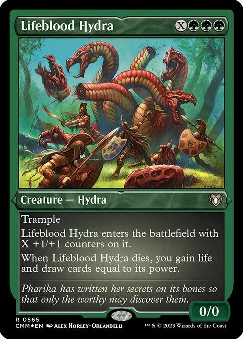 [Foil Etched] CMM 565 Lifeblood Hydra (Foil Etched) R