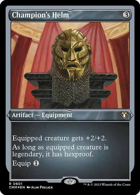 [Foil Etched] CMM 601 Champion's Helm (Foil Etched) R