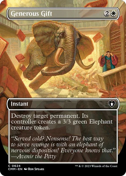[Foil] CMM 624 Generous Gift (Borderless) C