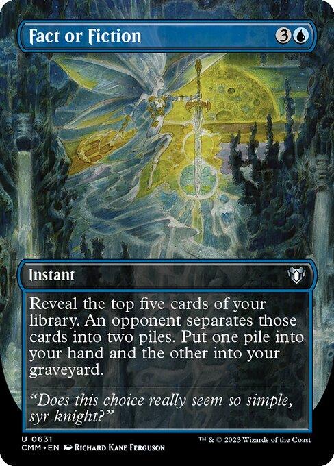 [Foil] CMM 631 Fact or Fiction (Borderless) U