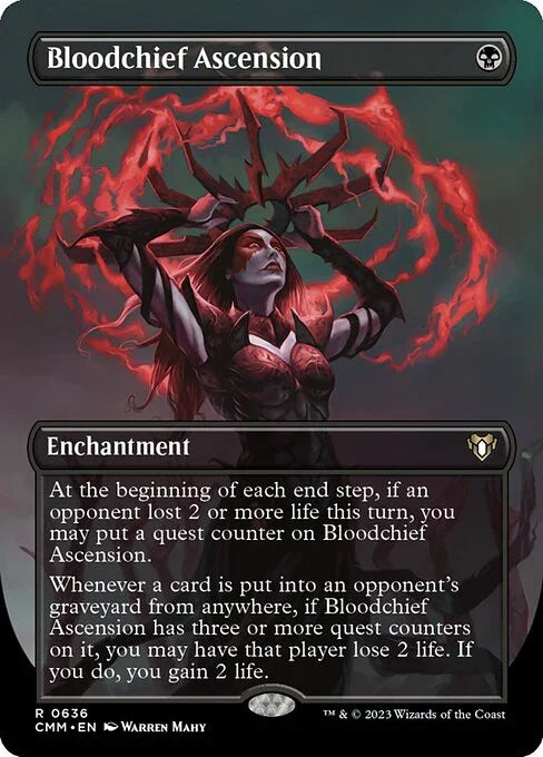 [Foil] CMM 636 Bloodchief Ascension (Borderless) R