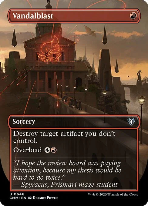[Foil] CMM 646 Vandalblast (Borderless) U
