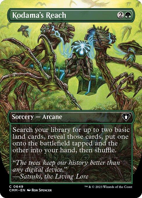 [Foil] CMM 649 Kodama's Reach (Borderless) C