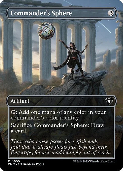 [Foil] CMM 655 Commander's Sphere (Borderless) C