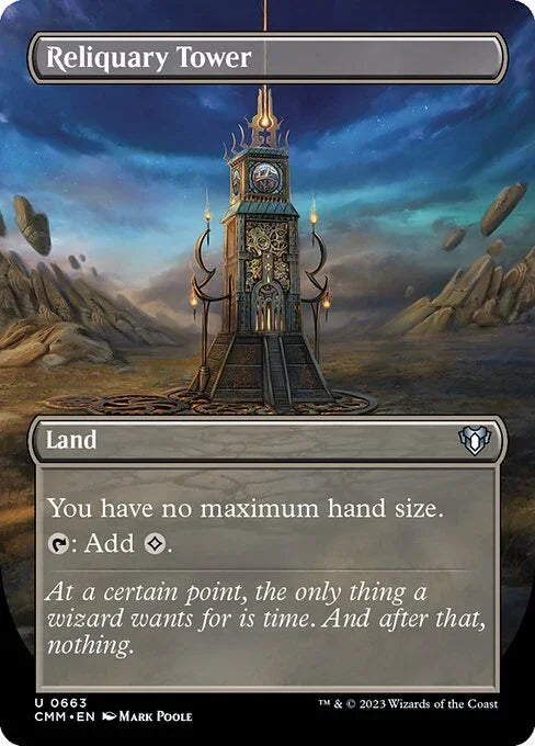 [Foil] CMM 663 Reliquary Tower (Borderless) U