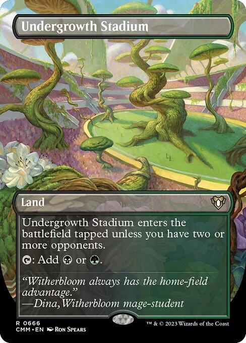 [Foil] CMM 666 Undergrowth Stadium (Borderless) R