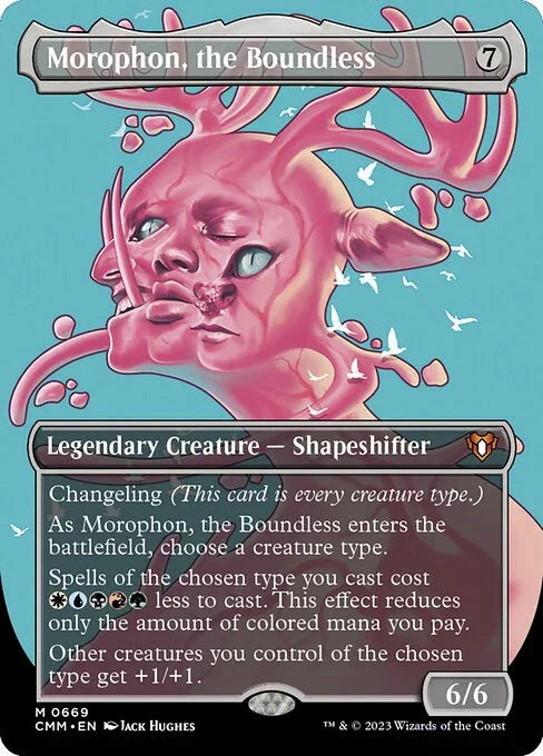 [Foil] CMM 669 Morophon, the Boundless (Borderless) M