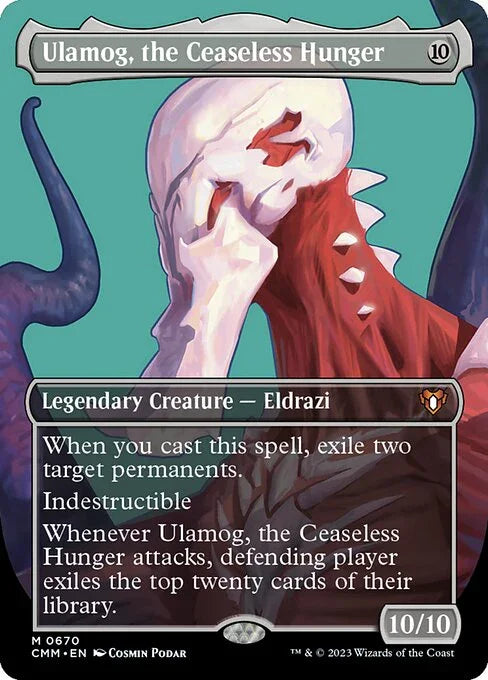 [Foil] CMM 670 Ulamog, the Ceaseless Hunger (Borderless) M