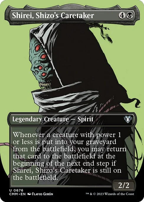 [Foil] CMM 676 Shirei, Shizo's Caretaker (Borderless) U