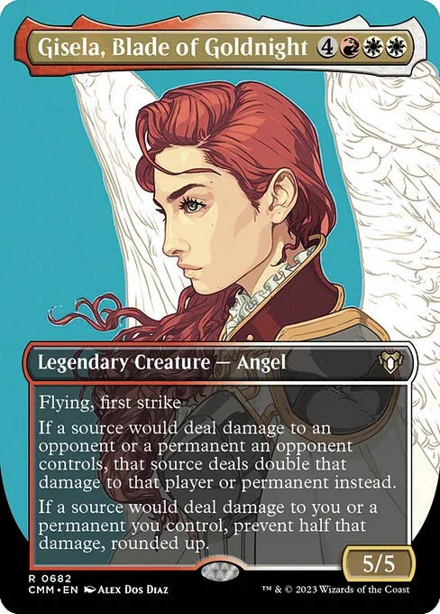 [Foil] CMM 682 Gisela, Blade of Goldnight (Borderless) R