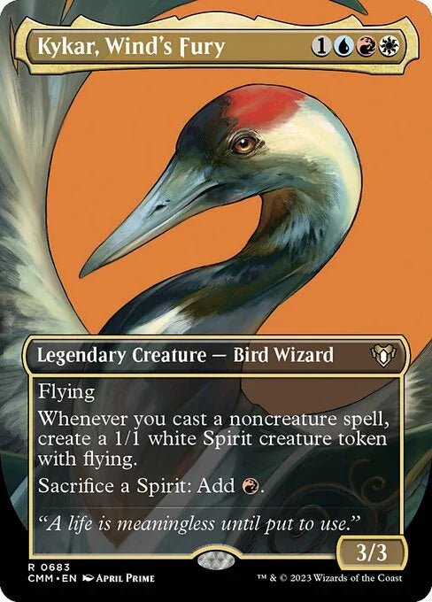 [Foil] CMM 683 Kykar, Wind's Fury (Borderless) R